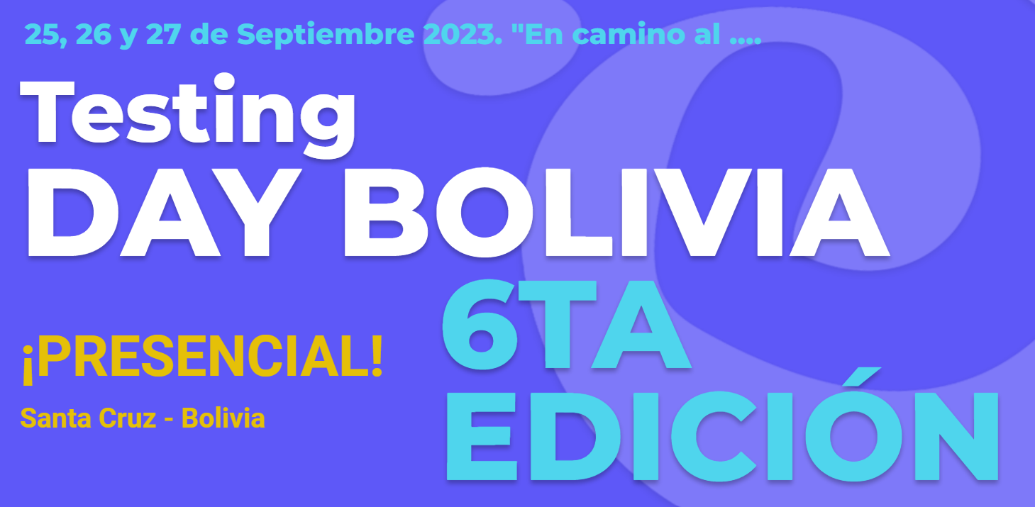 evento testing Bolivia