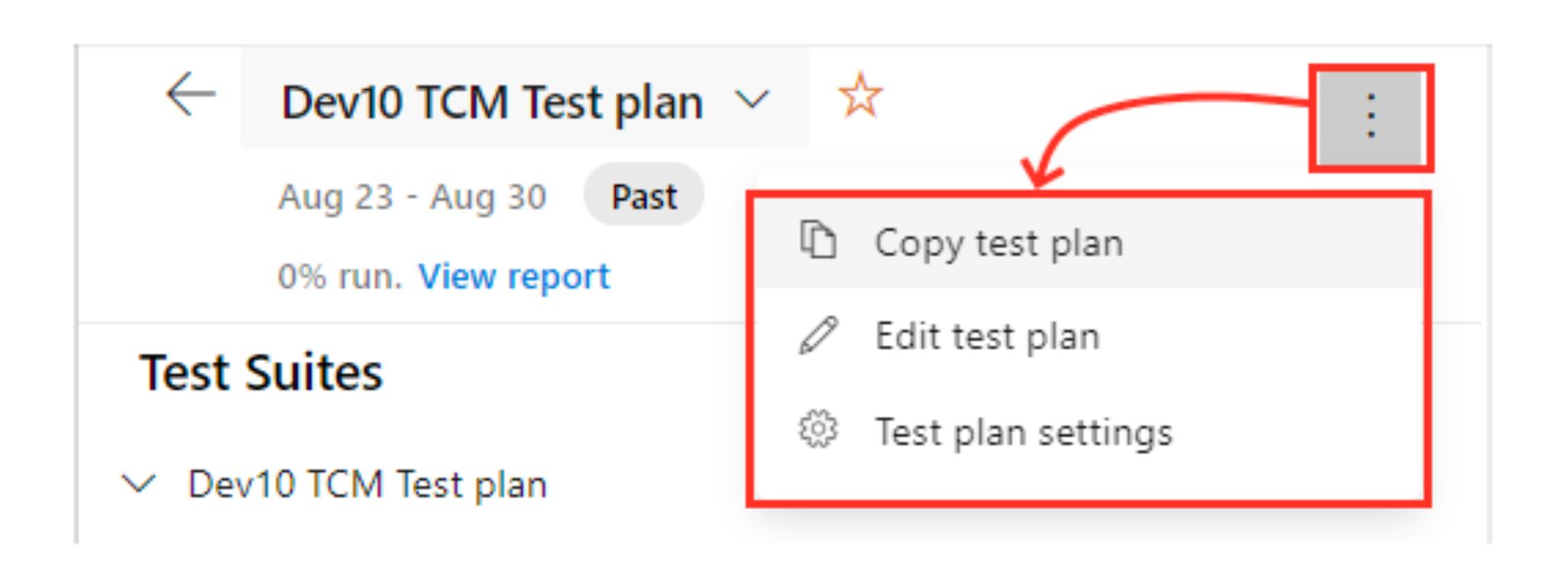 screenshot copy test plan