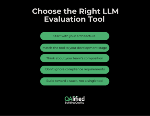 choose the right llm evaluation tool