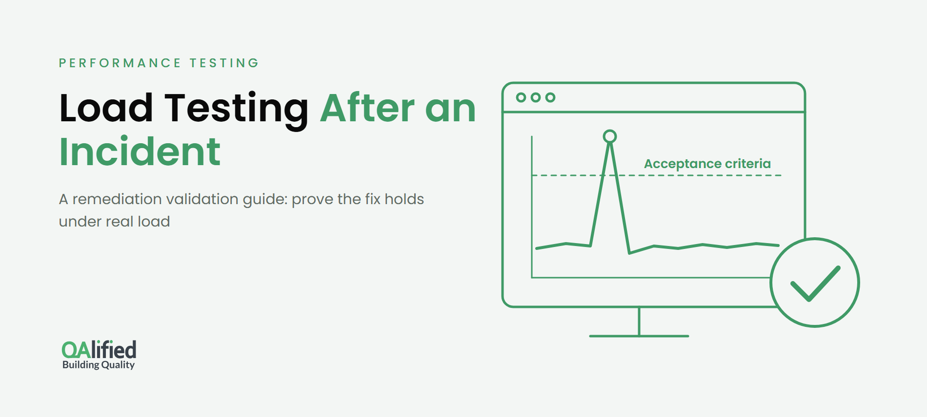 Load testing after incident recovery: a remediation validation guide