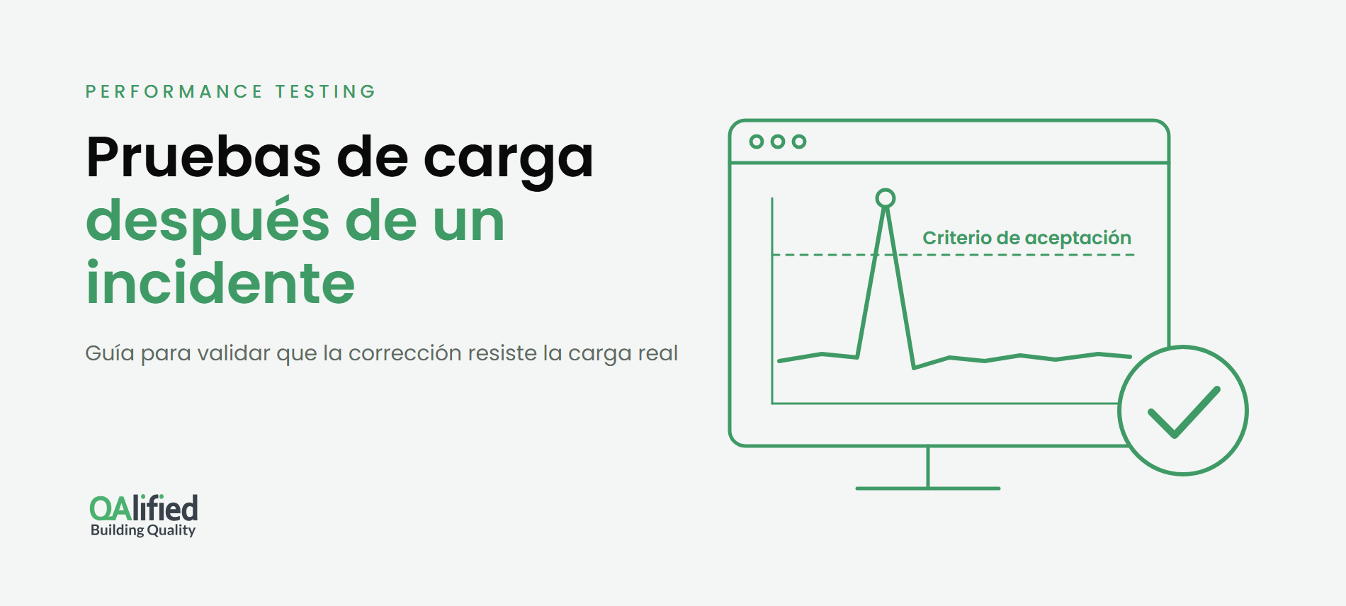Pruebas de carga después de un incidente: guía para validar las correcciones